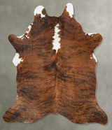 Medium Brindle XX-Large Brazilian Cowhide Rug 8'5"H x 6'5"W #B30388 by Hudson Hides