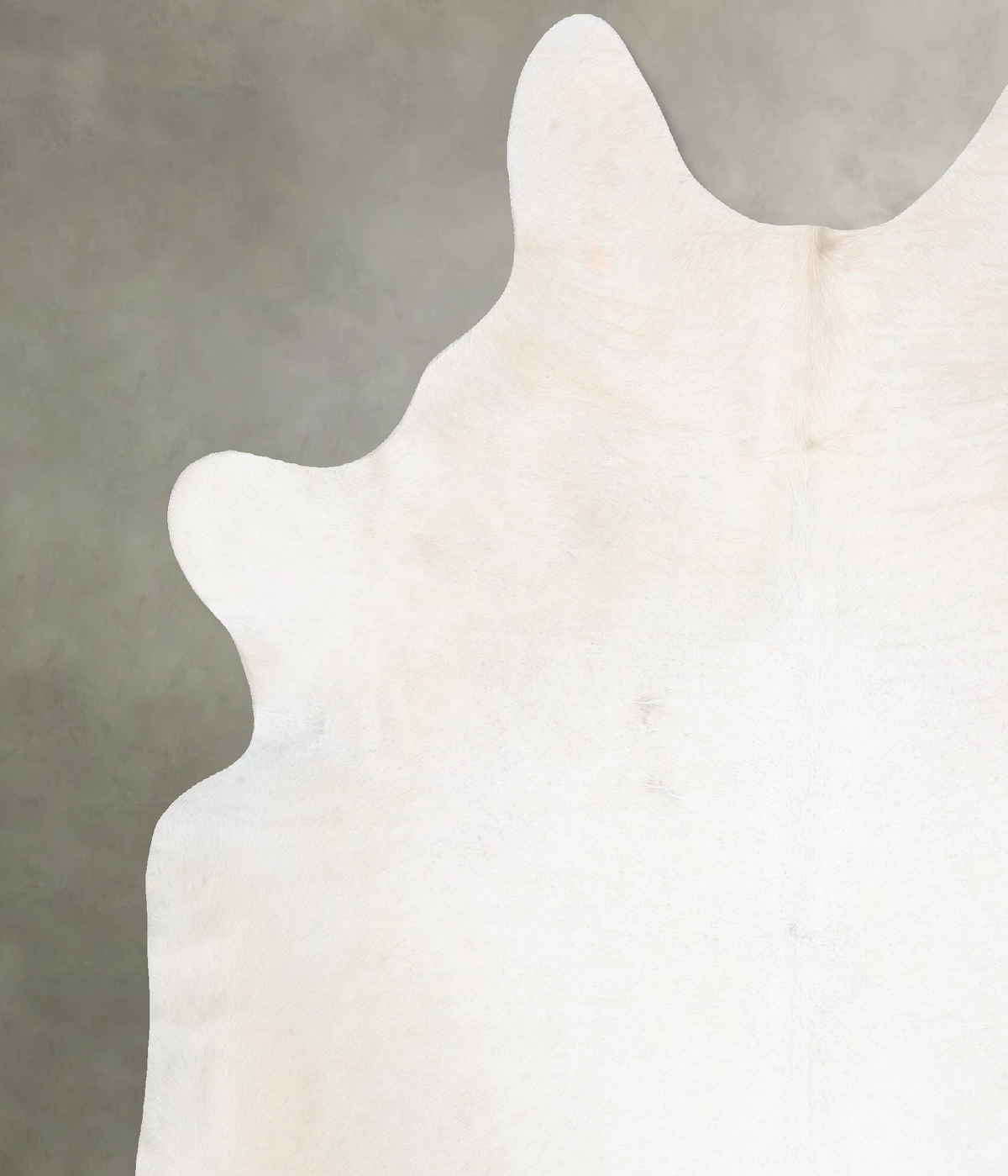 Ivory with Beige XX-Large Brazilian Cowhide Rug 7'11"H x 6'8"W #B30391 by Hudson Hides