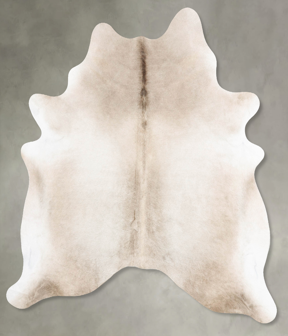 Grey with Beige Cowhide Rug #B30393