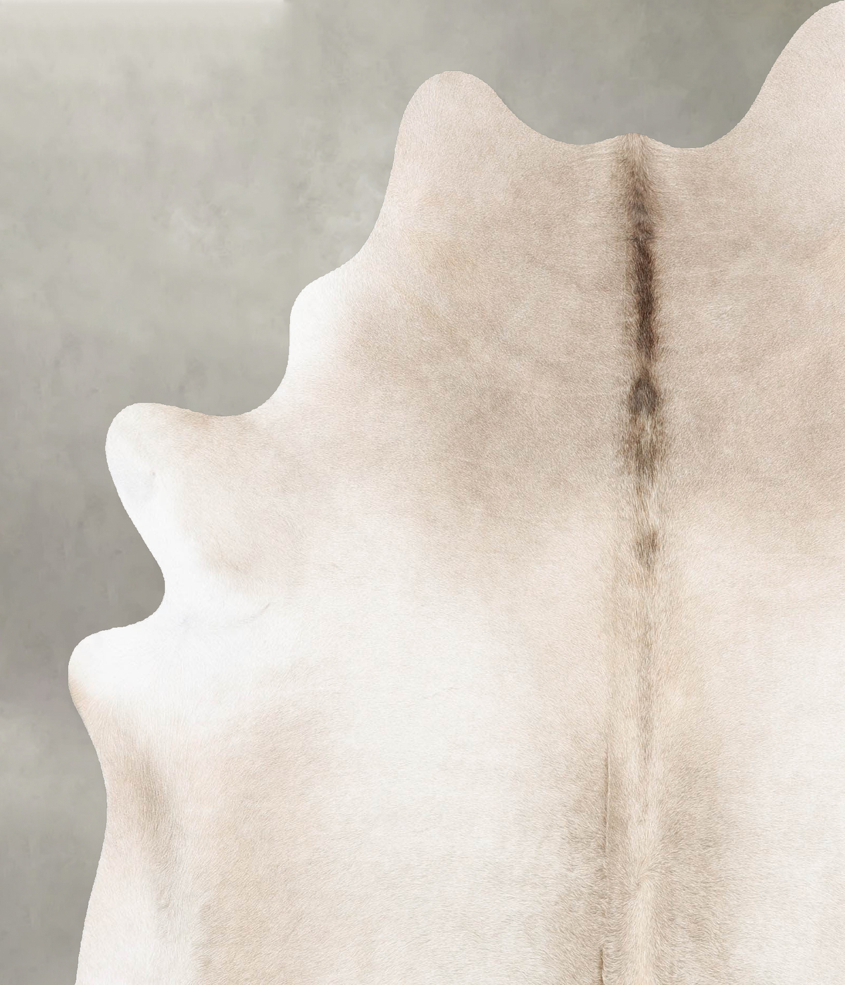 Grey with Beige X-Large Brazilian Cowhide Rug 7'5"H x 6'3"W #B30393 by Hudson Hides