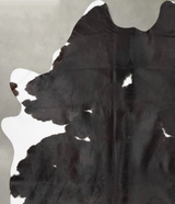 Black and White XX-Large Brazilian Cowhide Rug 8'4"H x 6'5"W #B30397 by Hudson Hides