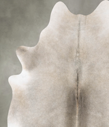Grey with Beige XX-Large Brazilian Cowhide Rug 8'1"H x 6'8"W #B30398 by Hudson Hides