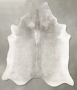 Medium Grey XX-Large Brazilian Cowhide Rug 8'1"H x 7'0"W #B30399 by Hudson Hides