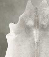 Medium Grey XX-Large Brazilian Cowhide Rug 8'1"H x 7'0"W #B30399 by Hudson Hides