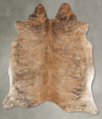 Light Brindle Large Brazilian Cowhide Rug 6'2"H x 5'11"W #B30404 by Hudson Hides