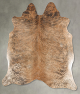 Light Brindle Large Brazilian Cowhide Rug 6'2"H x 5'11"W #B30404 by Hudson Hides