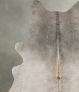 Grey with Beige Large Brazilian Cowhide Rug 6'6"H x 5'1"W #B30405 by Hudson Hides