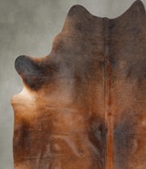Warm Caramel Large Brazilian Cowhide Rug 6'10"H x 5'10"W #B30406 by Hudson Hides