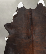Dark Brindle X-Large Brazilian Cowhide Rug 7'5"H x 6'4"W #B30409 by Hudson Hides