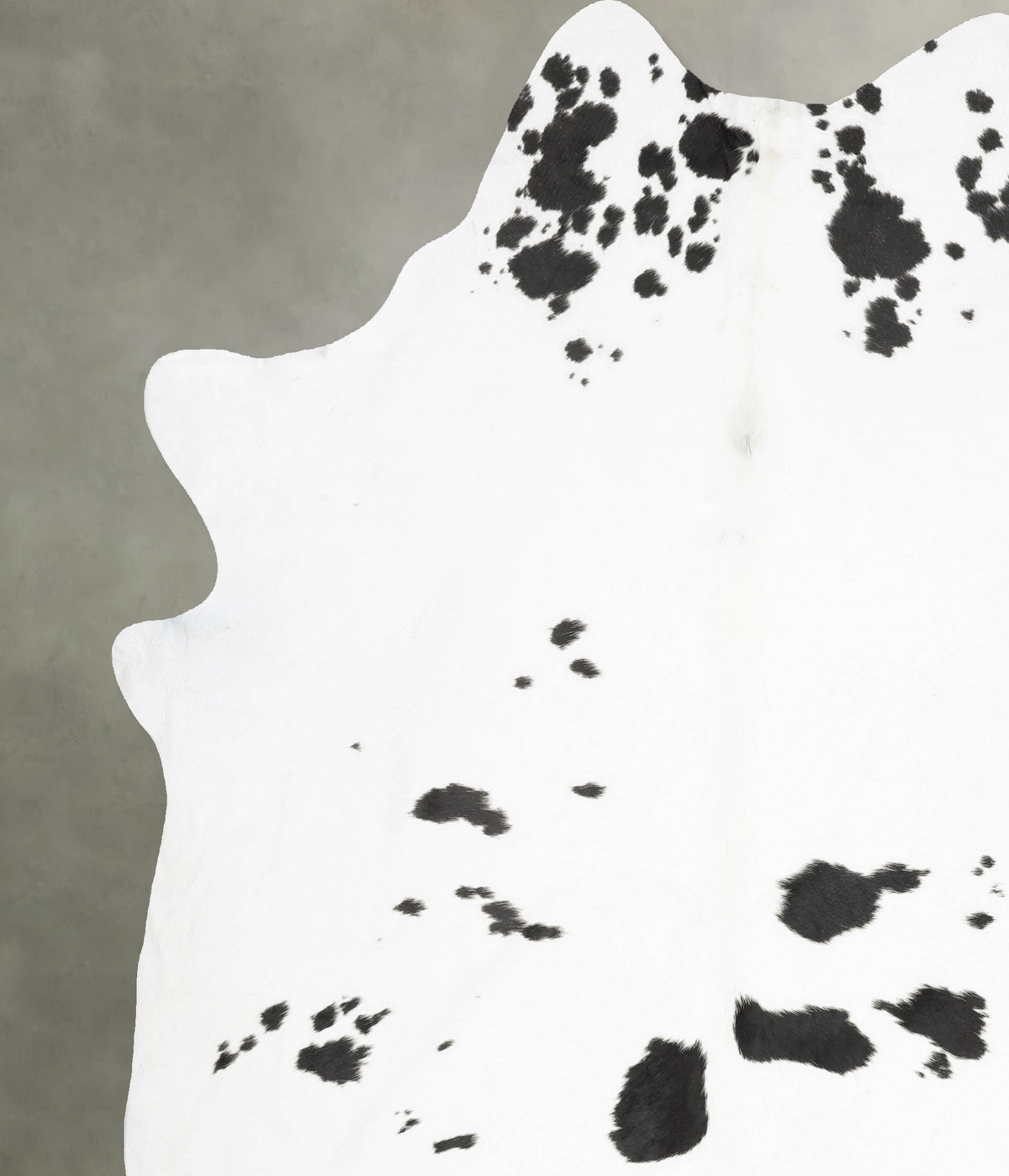 Black and White XX-Large Brazilian Cowhide Rug 9'6"H x 7'7"W #B30410 by Hudson Hides