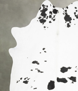 Black and White XX-Large Brazilian Cowhide Rug 9'6"H x 7'7"W #B30410 by Hudson Hides