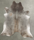 Grey with Beige XX-Large Brazilian Cowhide Rug 7'8"H x 7'3"W #B30411 by Hudson Hides