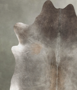Grey with Beige XX-Large Brazilian Cowhide Rug 7'8"H x 7'3"W #B30411 by Hudson Hides