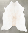Grey with Beige XX-Large Brazilian Cowhide Rug 7'10"H x 7'1"W #B30413 by Hudson Hides