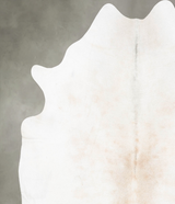 Grey with Beige XX-Large Brazilian Cowhide Rug 7'10"H x 7'1"W #B30413 by Hudson Hides