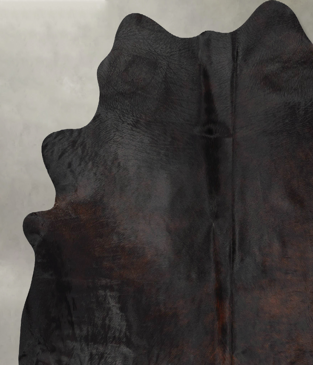 Chocolate X-Large Brazilian Cowhide Rug 7'2"H x 6'10"W #B30418 by Hudson Hides