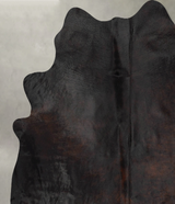 Chocolate X-Large Brazilian Cowhide Rug 7'2"H x 6'10"W #B30418 by Hudson Hides
