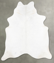 Light Grey X-Large Brazilian Cowhide Rug 7'11"H x 6'3"W #B30419 by Hudson Hides