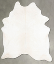 Ivory with Beige XX-Large Brazilian Cowhide Rug 9'0"H x 6'9"W #B30423 by Hudson Hides
