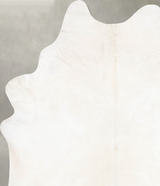 Ivory with Beige XX-Large Brazilian Cowhide Rug 9'0"H x 6'9"W #B30423 by Hudson Hides