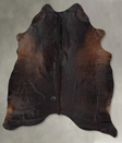 Chocolate X-Large Brazilian Cowhide Rug 7'7"H x 6'5"W #B30435 by Hudson Hides