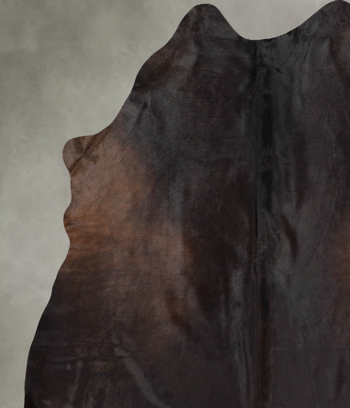 Chocolate X-Large Brazilian Cowhide Rug 7'7"H x 6'5"W #B30435 by Hudson Hides