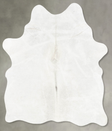 Medium Grey Medium Brazilian Cowhide Rug 5'3"H x 4'4"W #B30439 by Hudson Hides