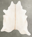 Champagne X-Large Brazilian Cowhide Rug 7'7"H x 6'3"W #B30441 by Hudson Hides