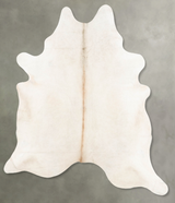 Champagne X-Large Brazilian Cowhide Rug 7'7"H x 6'3"W #B30441 by Hudson Hides