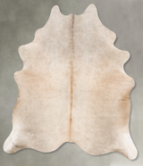 Champagne X-Large Brazilian Cowhide Rug 7'2"H x 6'4"W #B30442 by Hudson Hides