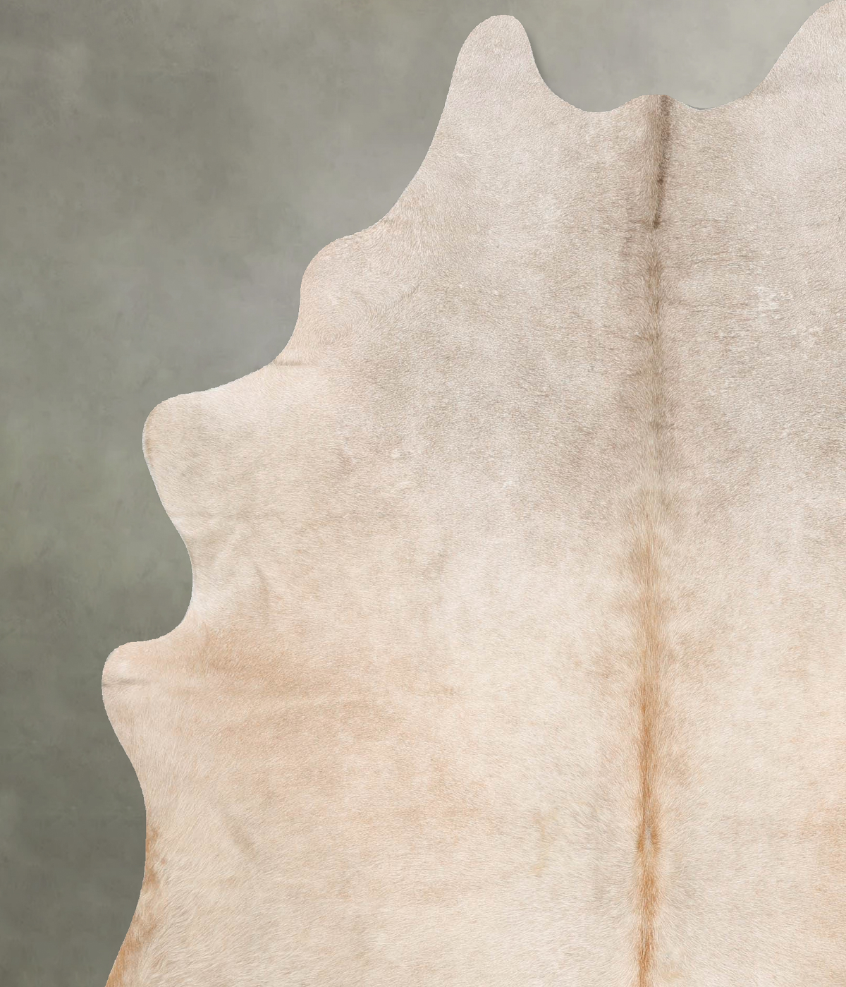Champagne X-Large Brazilian Cowhide Rug 7'2"H x 6'4"W #B30442 by Hudson Hides