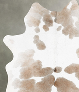 Light Caramel Large Brazilian Cowhide Rug 7'4"H x 5'4"W #B30443 by Hudson Hides