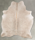 Taupe Large Brazilian Cowhide Rug 6'11"H x 5'7"W #B30445 by Hudson Hides