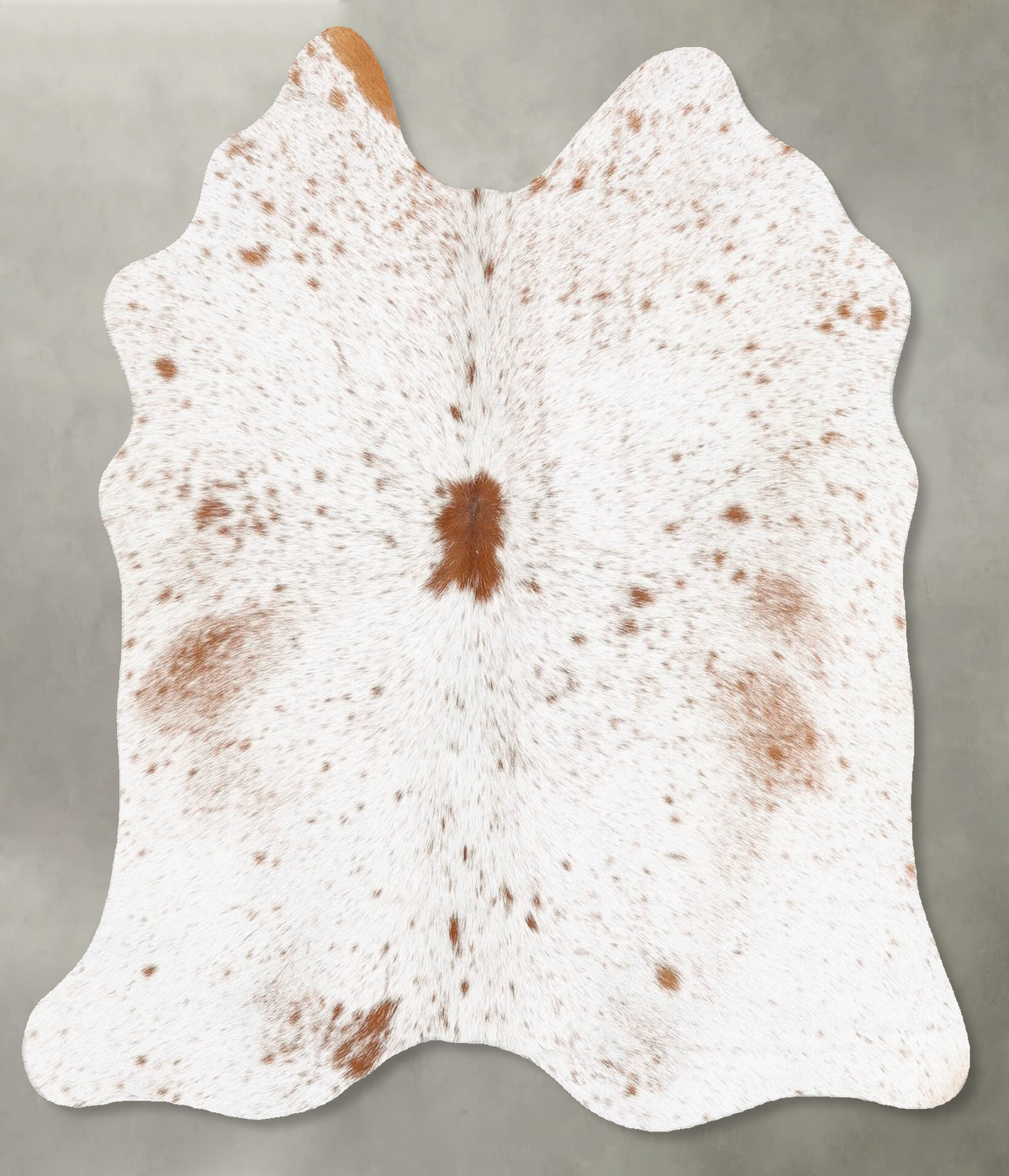 Salt and Pepper Brown Cowhide Rug #B30447