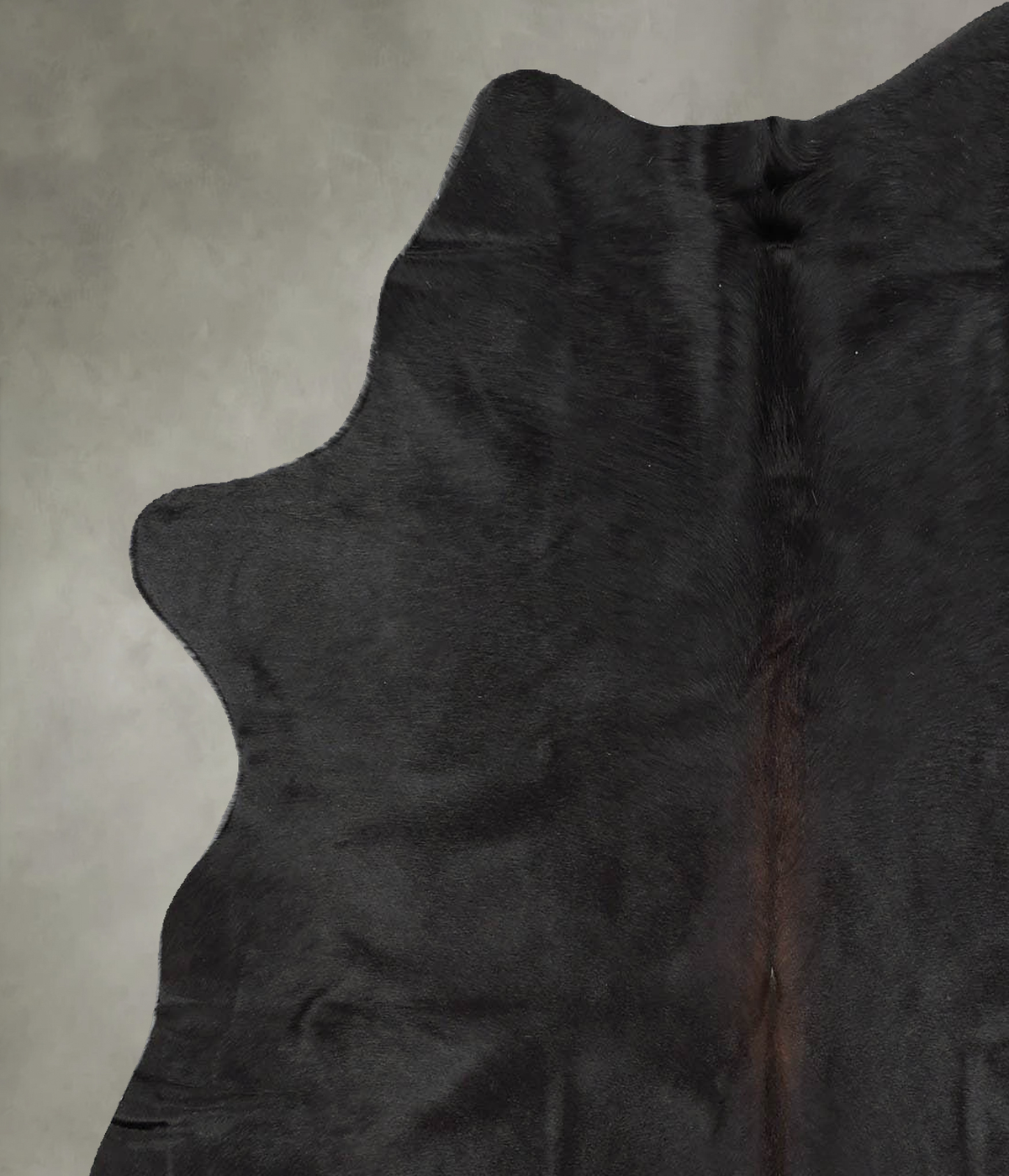Chocolate Medium Brazilian Cowhide Rug 5'3"H x 4'4"W #B30448 by Hudson Hides