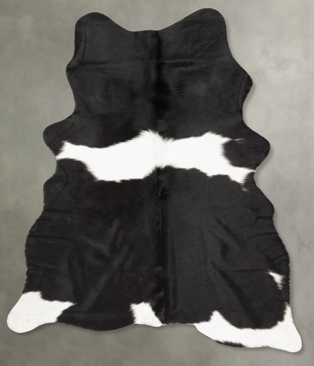 Black and White Cowhide Rug #B30449