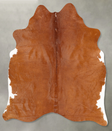 Solid Brown Large Brazilian Cowhide Rug 6'9"H x 5'11"W #B30451 by Hudson Hides