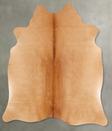 Solid Brown Large Brazilian Cowhide Rug 6'1"H x 5'5"W #B30452 by Hudson Hides