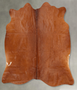 Solid Brown Medium Brazilian Cowhide Rug 5'0"H x 5'5"W #B30453 by Hudson Hides
