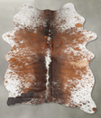 Salt and Pepper Brown Medium Brazilian Cowhide Rug 6'6"H x 3'11"W #B30459 by Hudson Hides