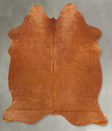 Solid Brown Large Brazilian Cowhide Rug 6'0"H x 5'4"W #B30466 by Hudson Hides