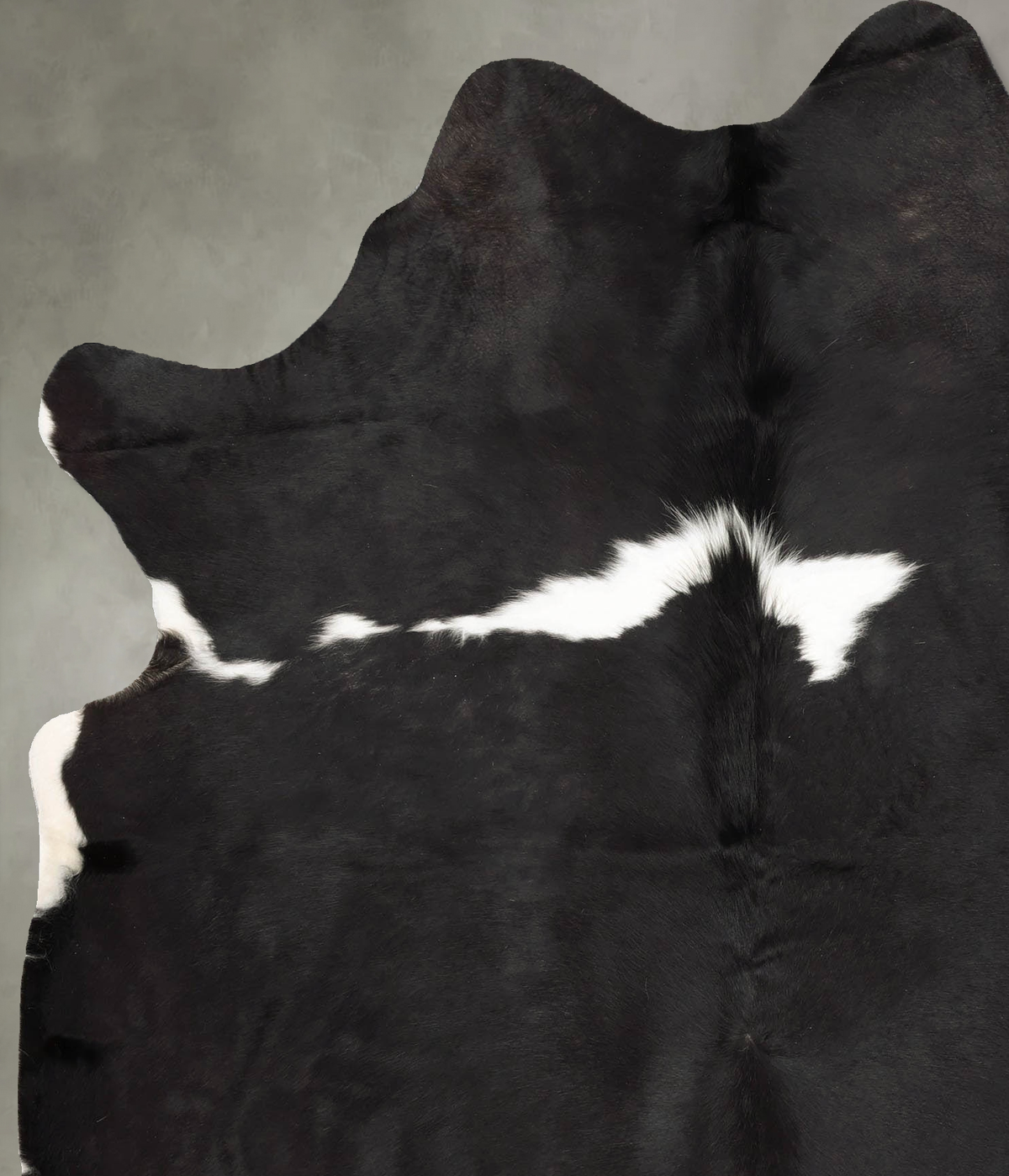 Black and White X-Large Brazilian Cowhide Rug 7'2"H x 5'10"W #B30468 by Hudson Hides