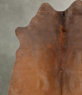 Solid Brown Medium Brazilian Cowhide Rug 5'9"H x 5'3"W #B30470 by Hudson Hides