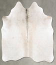 Grey with Beige Medium Brazilian Cowhide Rug 5'3"H x 5'5"W #B30482 by Hudson Hides