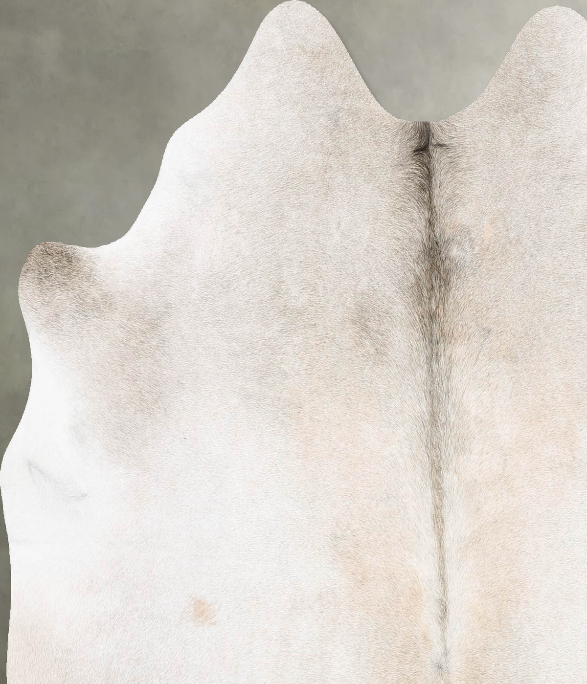 Grey with Beige Medium Brazilian Cowhide Rug 5'3"H x 5'5"W #B30482 by Hudson Hides