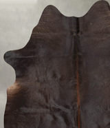 Chocolate Large Brazilian Cowhide Rug 6'9"H x 5'4"W #B30487 by Hudson Hides