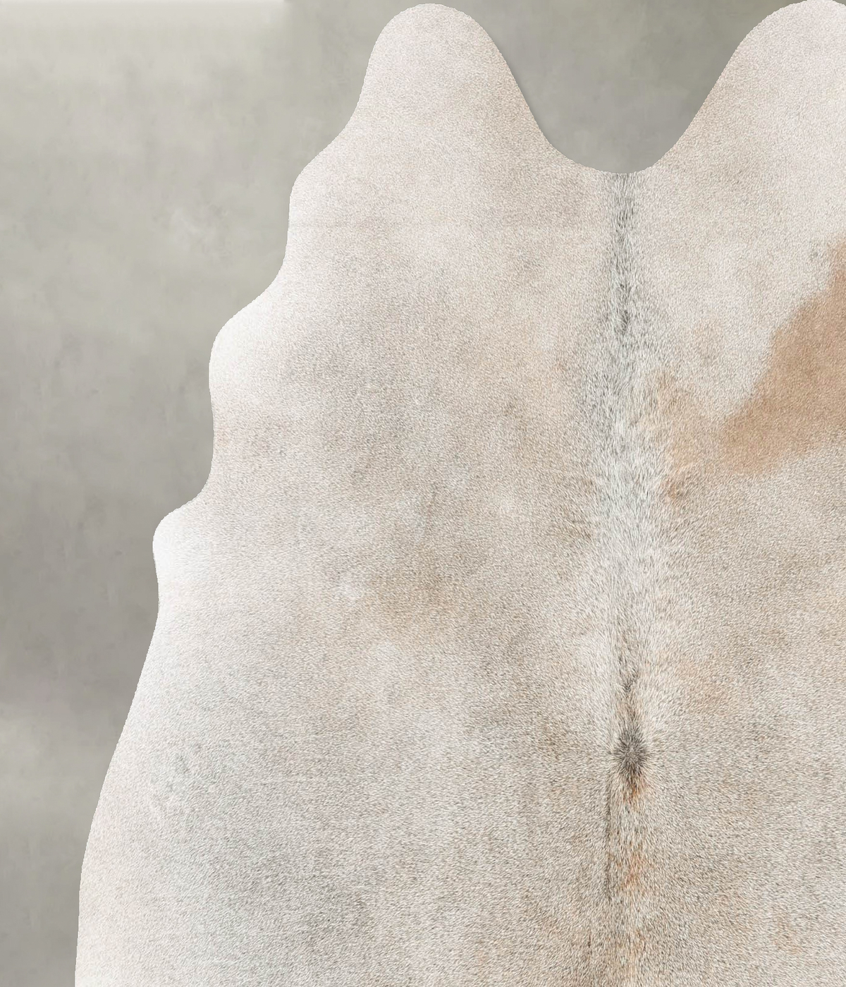 Grey with Beige Cowhide Rug #B30492