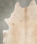Champagne X-Large Brazilian Cowhide Rug 7'4"H x 6'4"W #B30494 by Hudson Hides