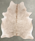 Champagne Large Brazilian Cowhide Rug 7'1"H x 5'3"W #B30497 by Hudson Hides