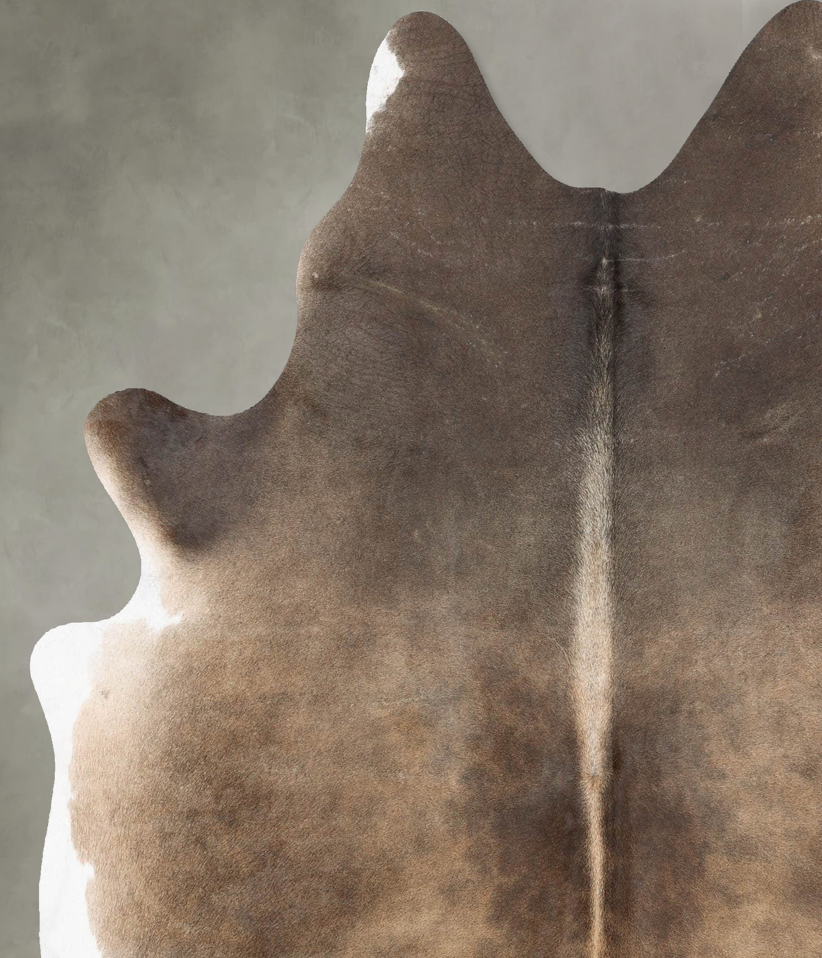 Chocolate X-Large Brazilian Cowhide Rug 7'1"H x 6'0"W #B30498 by Hudson Hides